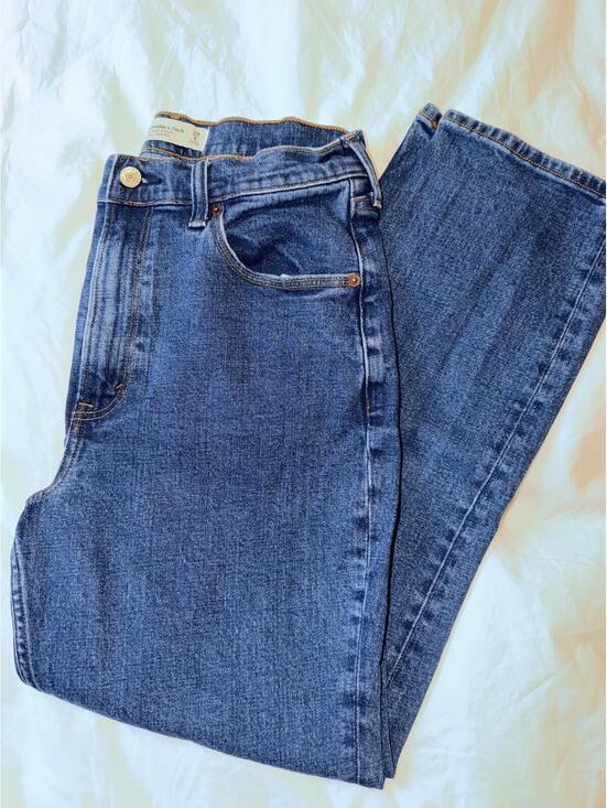 Abercrombie & Fitch Denim - Abercrombie & Fitch The Ankle Straight Ultra High Rise Jeans Blue Size 28/6
